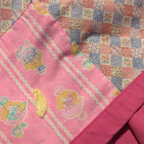 Vintage patchwork blanket quilt - Picture 7 of 7